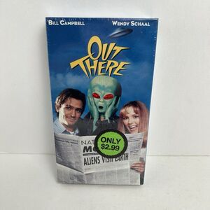 1995 Out There VHS SCREENER Aliens Billy Bob Thornton Robert Picardo OOP RARE